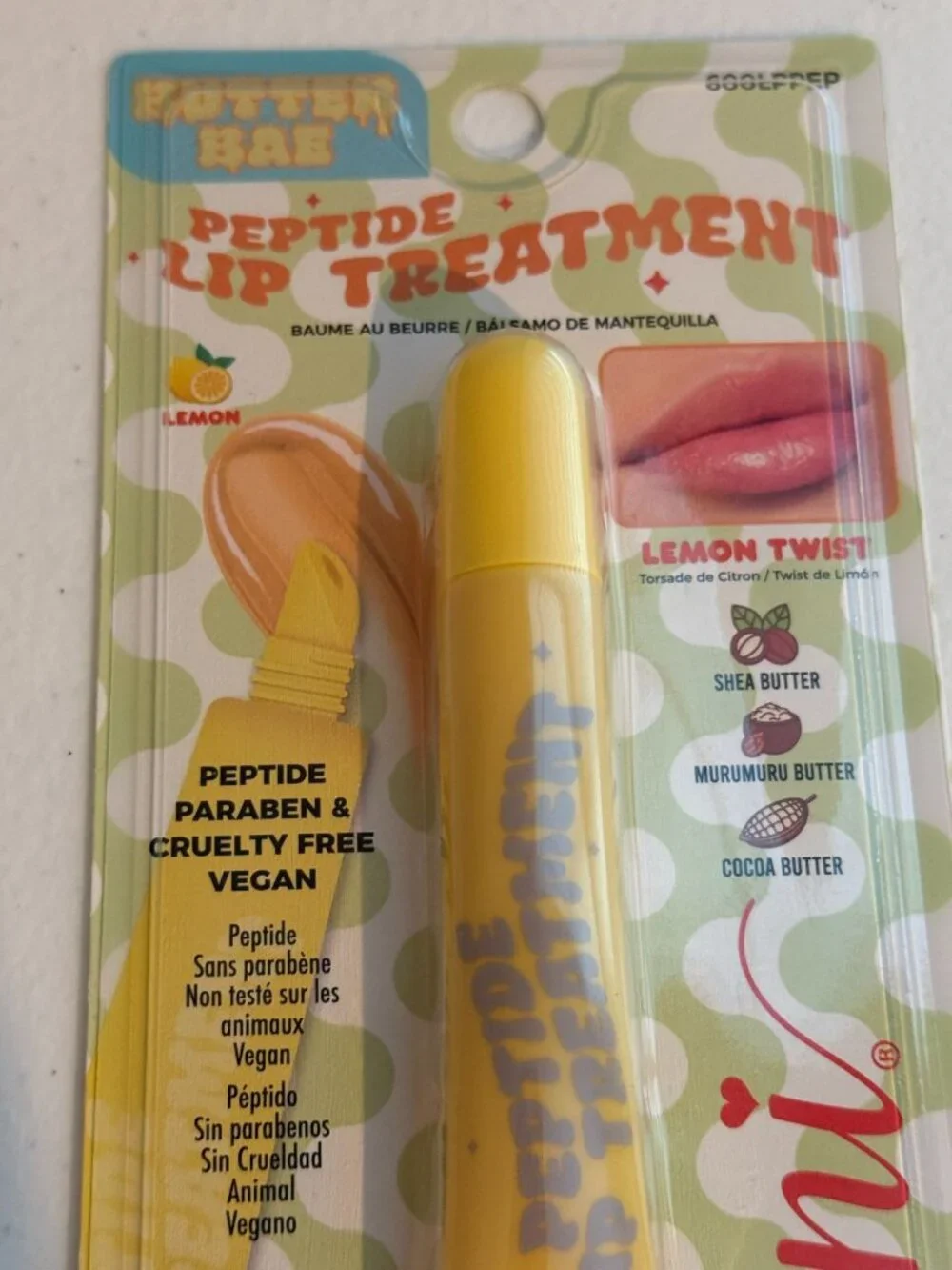 Ioni Butter Bae Lemon Twist Peptide Lip Treatment New